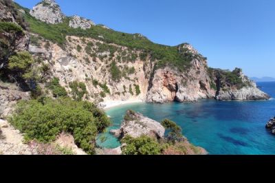 Griechenland, Korfu im Juni, Strandurlaub